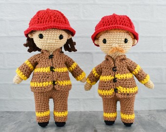 Firefighter - Crochet Pattern PDF - Digital Download