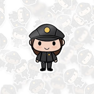 Police Officer Sticker - 4 Options - Vinyl