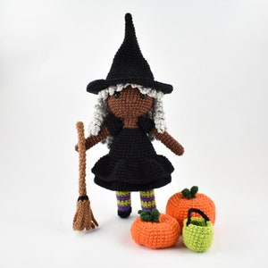 Halloween Witch Costume - Crochet Pattern PDF - Digital Download