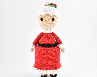 Mrs. Claus - Crochet Pattern PDF - Digital Download