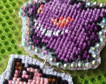 Gengar/Clefairy Stitched Magnet