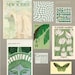 vintage posters , green theme 
