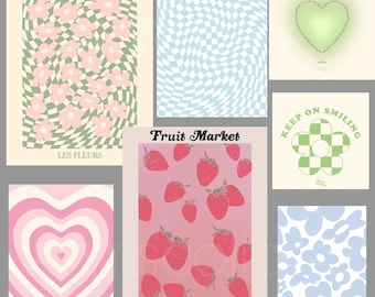 vintage posters aesthetic wall collage