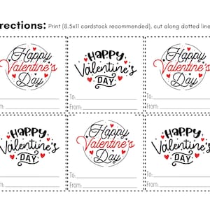Tarjetas imprimibles circulares para colorear de Feliz Día de San Valentín