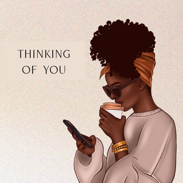 Printable African American Greeting Cards Etsy