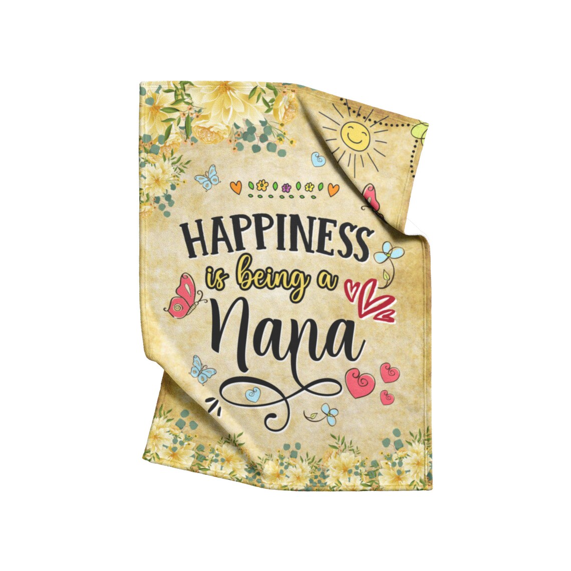 Nana Fleece Blanket Gift Best Nana Gift Nana Cozy Blanket Etsy
