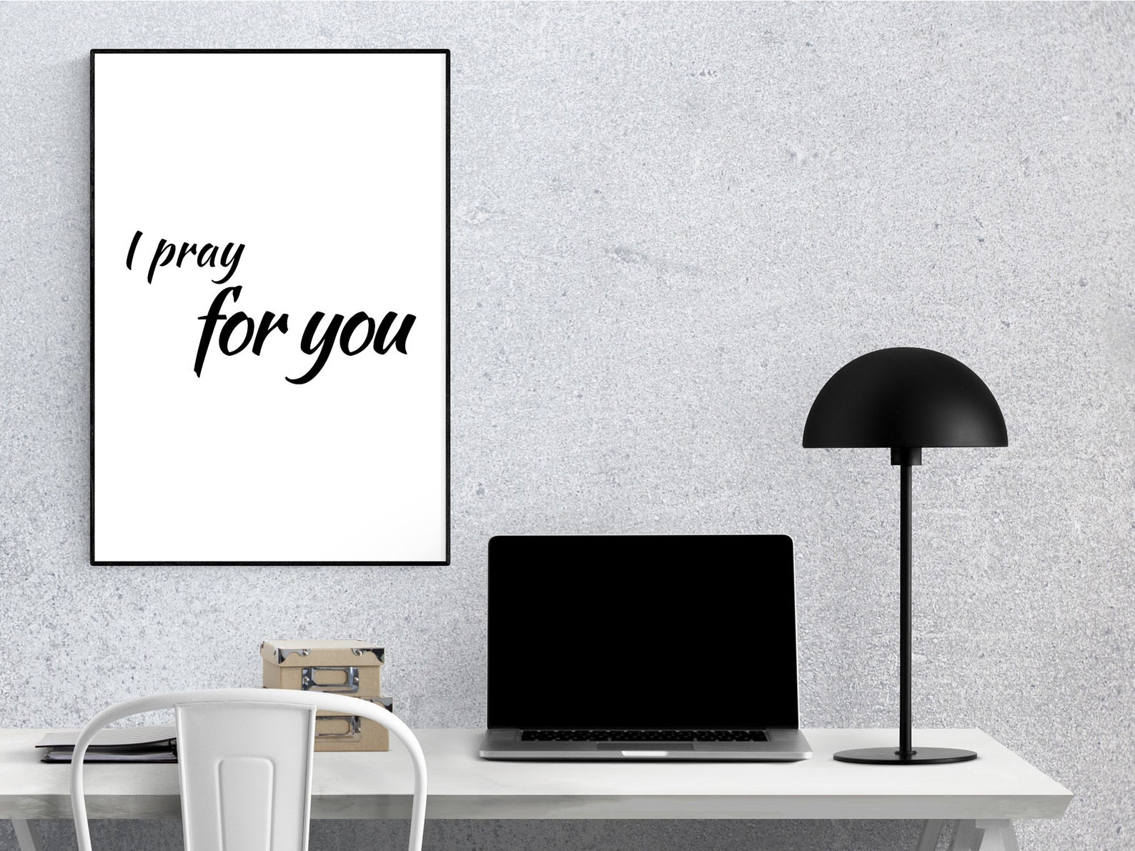 I Pray for You, Printable Poster, Typography Wall Art, Inspiration Wall ...
