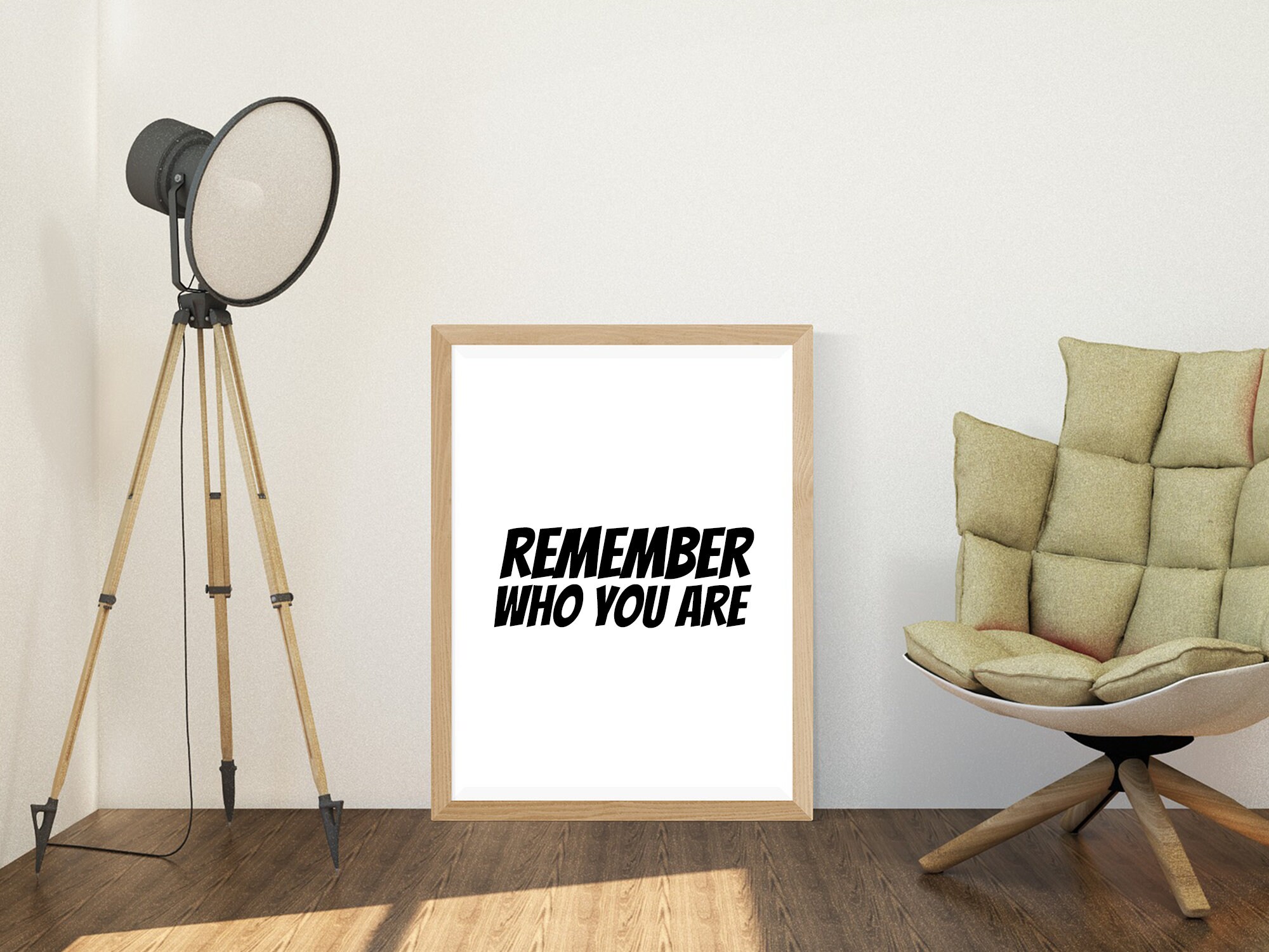 Remember Who You Are, Printable Poster, Typography Wall Art