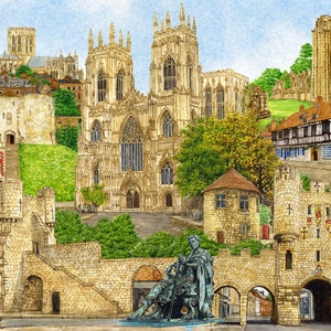 York montage.1000 piece Jigsaw
