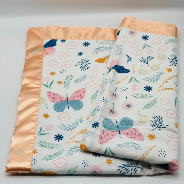 Satin Baby Blanket Etsy
