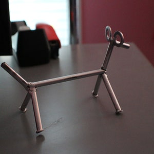 Metal Welded Sculpture Dog Figurine image 3