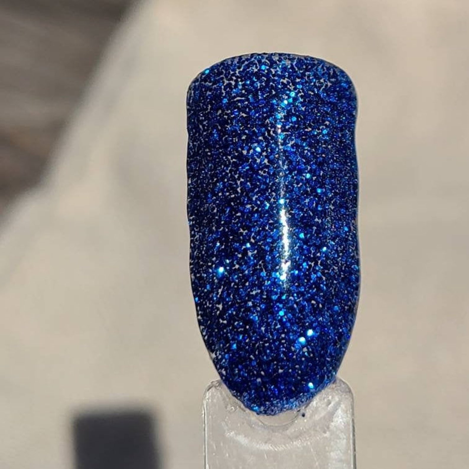 Blue Metallic Glitter Dip Powder Dip powder for Nails Nail Etsy