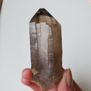 Smoky Lemurian Quartz Elestial Crystal from Nigeria