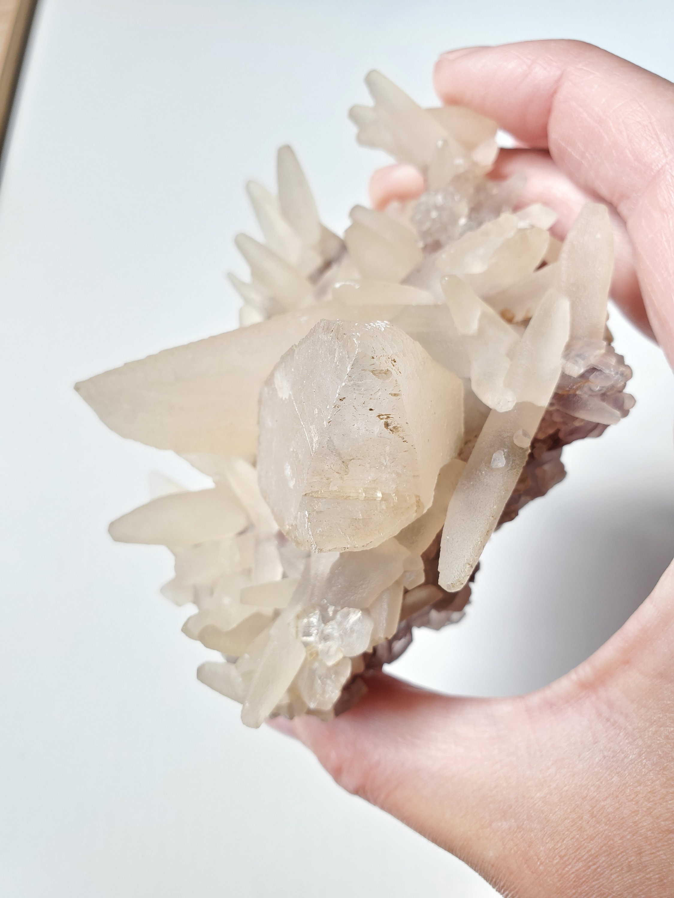 Calcite Specimen Dog Tooth Calcite UV Reactive Large Etsy