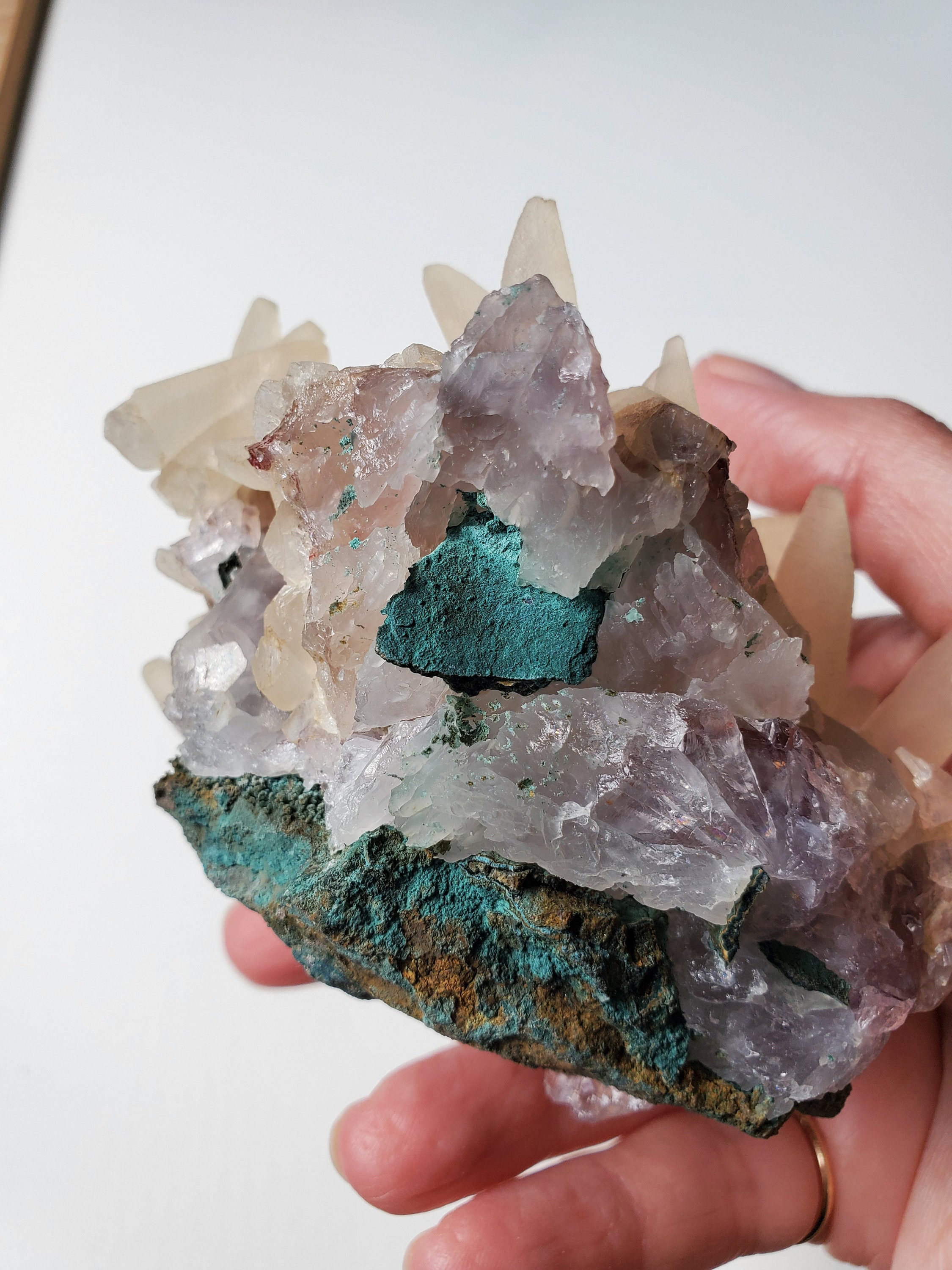 Calcite Specimen Dog Tooth Calcite UV Reactive Large Etsy