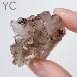 Pink Lithium Cluster from Minas Gerais, Brazil | Raw Crystals | Natural Quartz Specimen