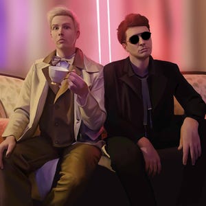 Dan and Phil Good Omens Digital art print