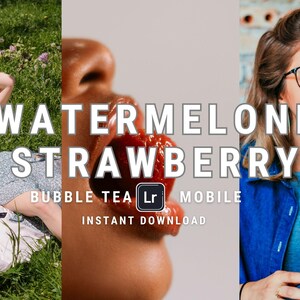 Karpuz Strawberry Lightroom Mobile Preset – Juicy, Sweet & Tropical