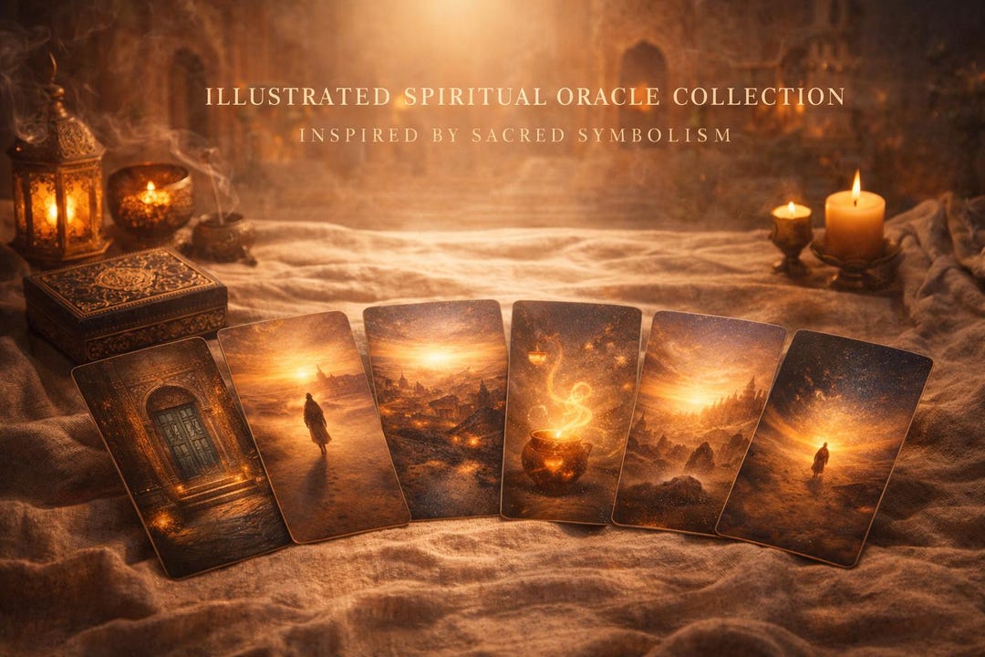 Multan Sacred Oracle Deck | Mystical Sufi Inspired Tarot Cards ...