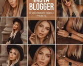 Insta Blogger Lightroom Mobile Presets | 10 Warm Caramel & Fashion Filters for iPhone and Android | Lifestyle Portrait Editing Pack