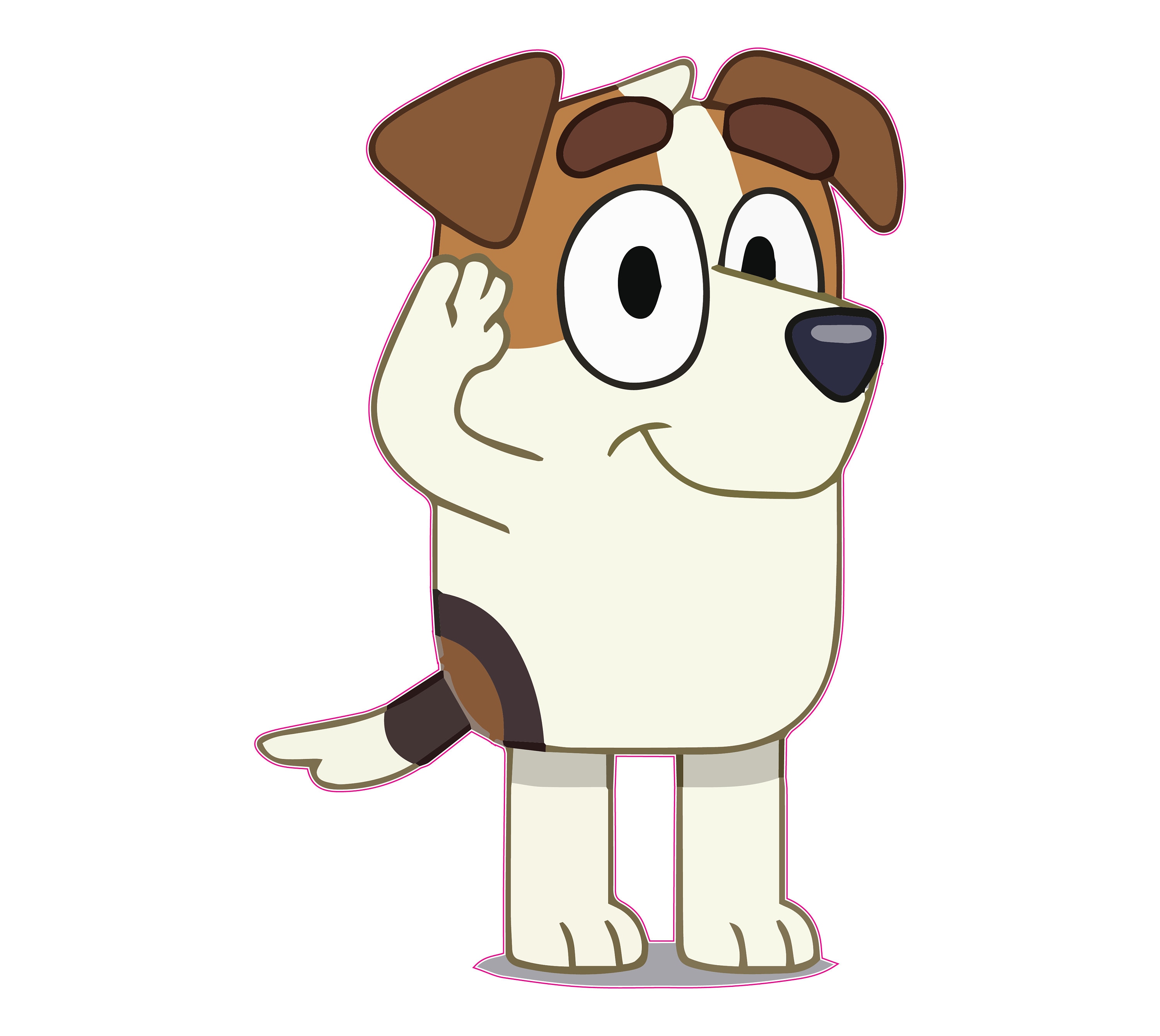 Glossy Vinyl Bluey Individual Characters Etsy UK