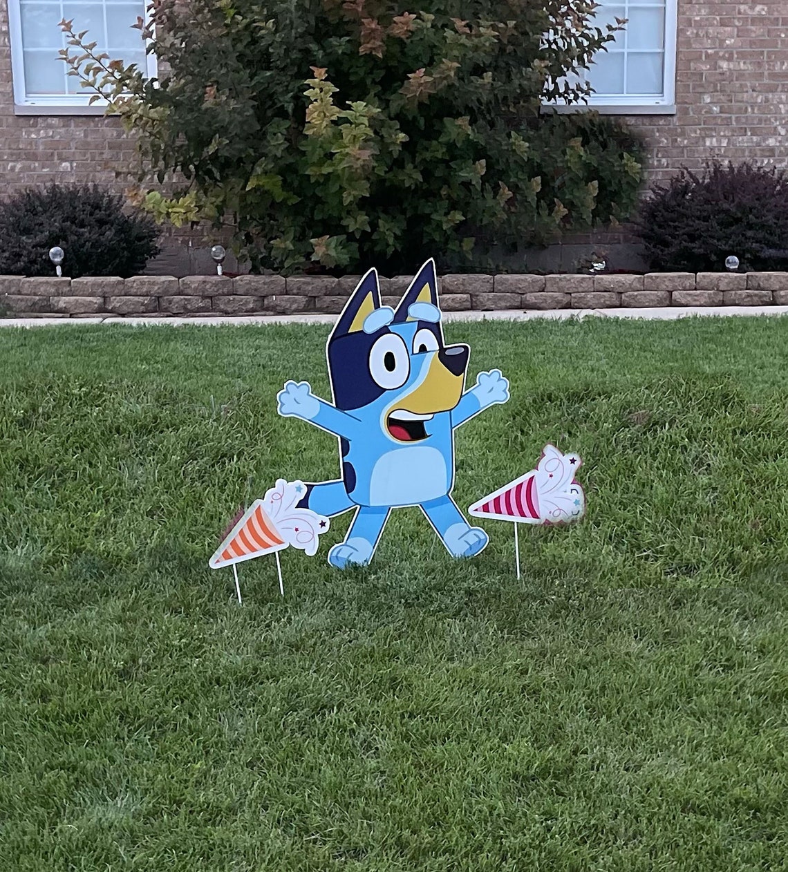 Yard Signs Bluey Characters Etsy
