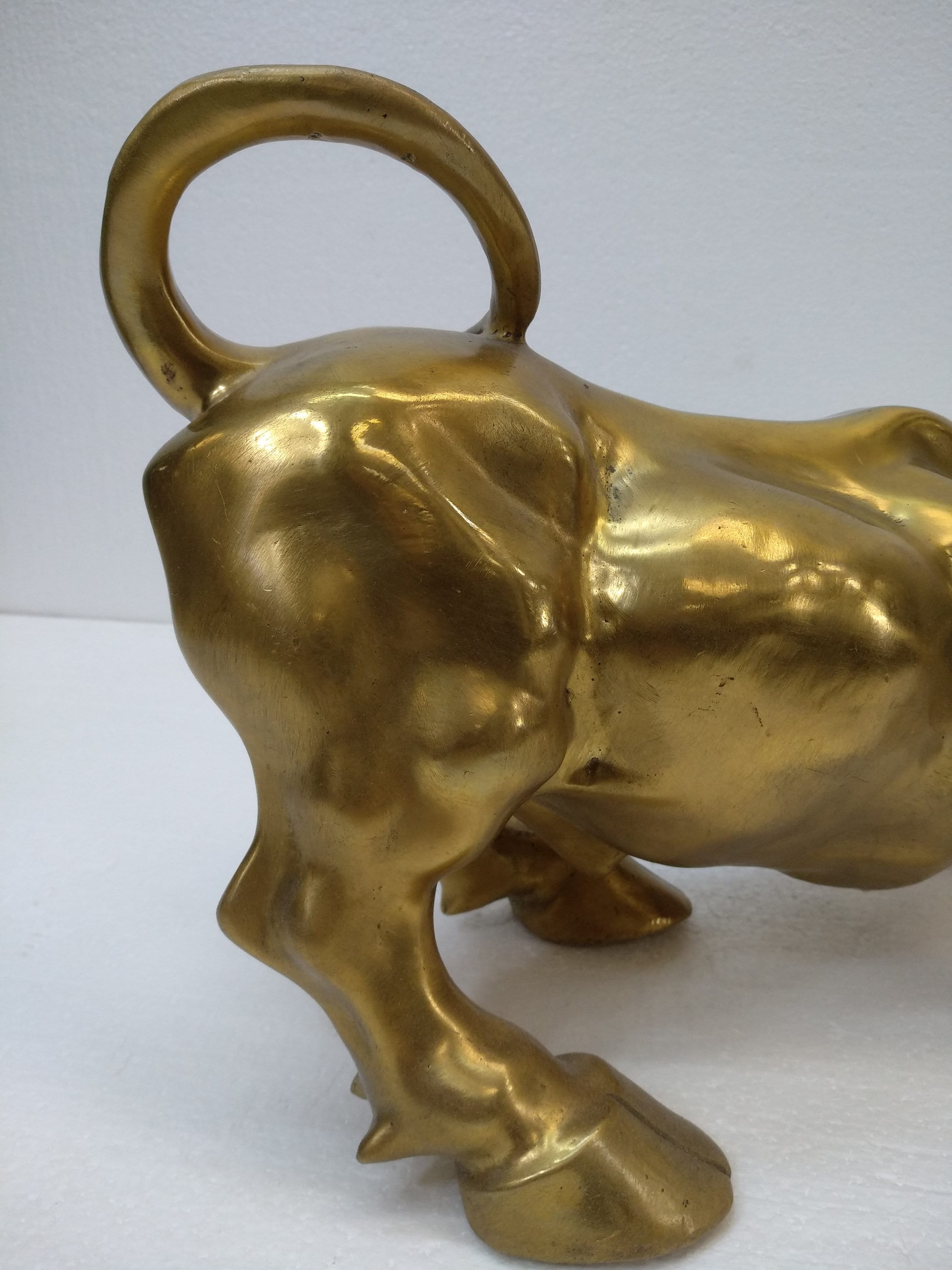 Lizipai Brass Wall Street Bull Statue Home Woonkamer Kantoordecoratie