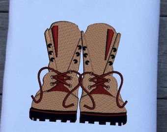 Wandelschoenen machineborduurontwerp (4 x 4 hoepel)