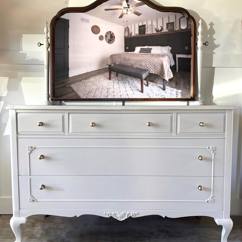 Antique Dresser With Mirror - Etsy