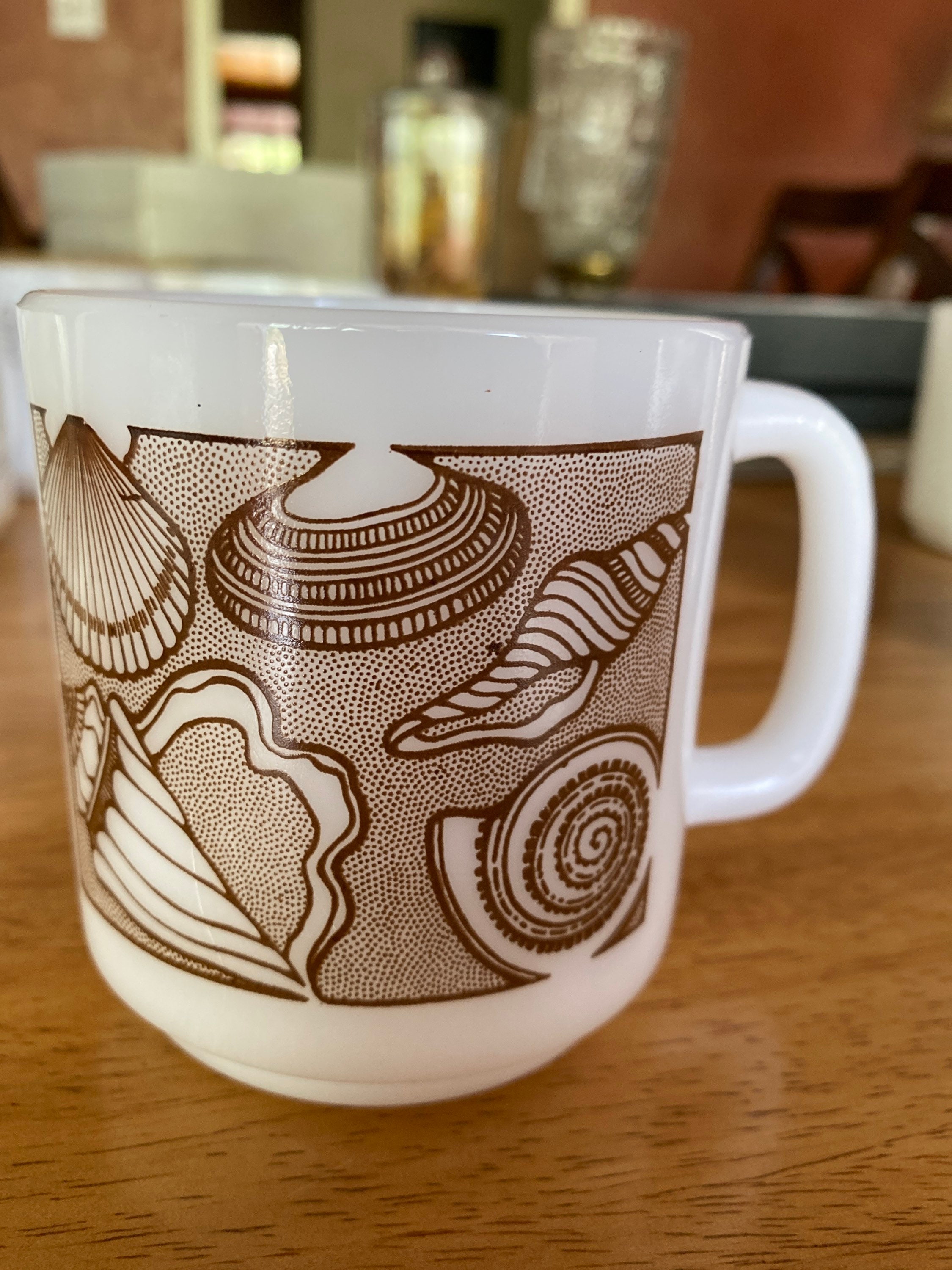 Vintage glasbake mug Etsy