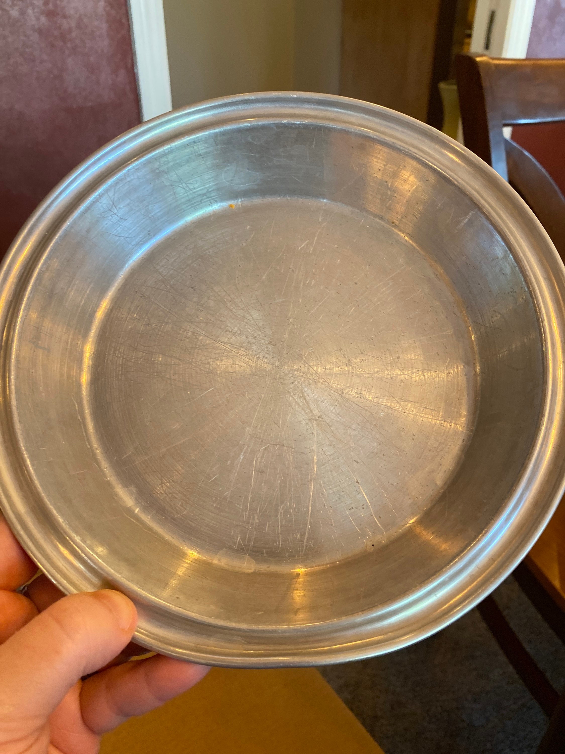 Vintage west bend 8 inch aluminum pie plate Etsy