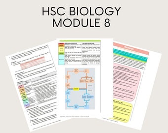 HSC Biology Module 8 Notes