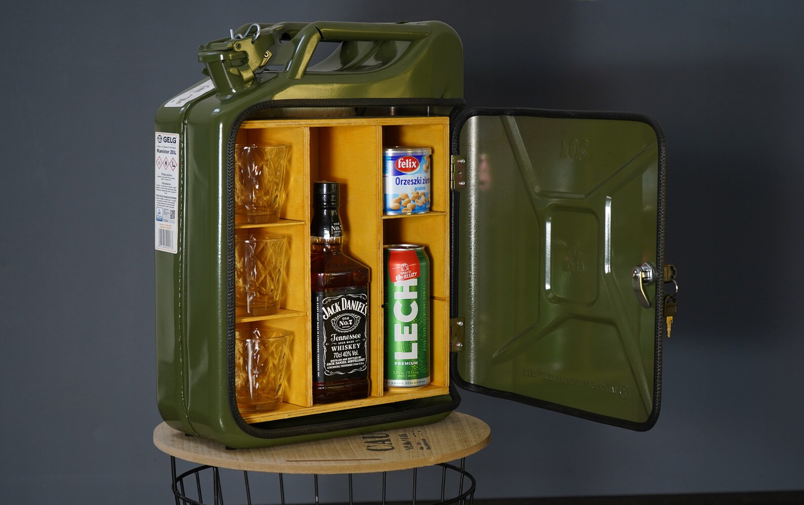 Jerry Can bar mini bar Etsy
