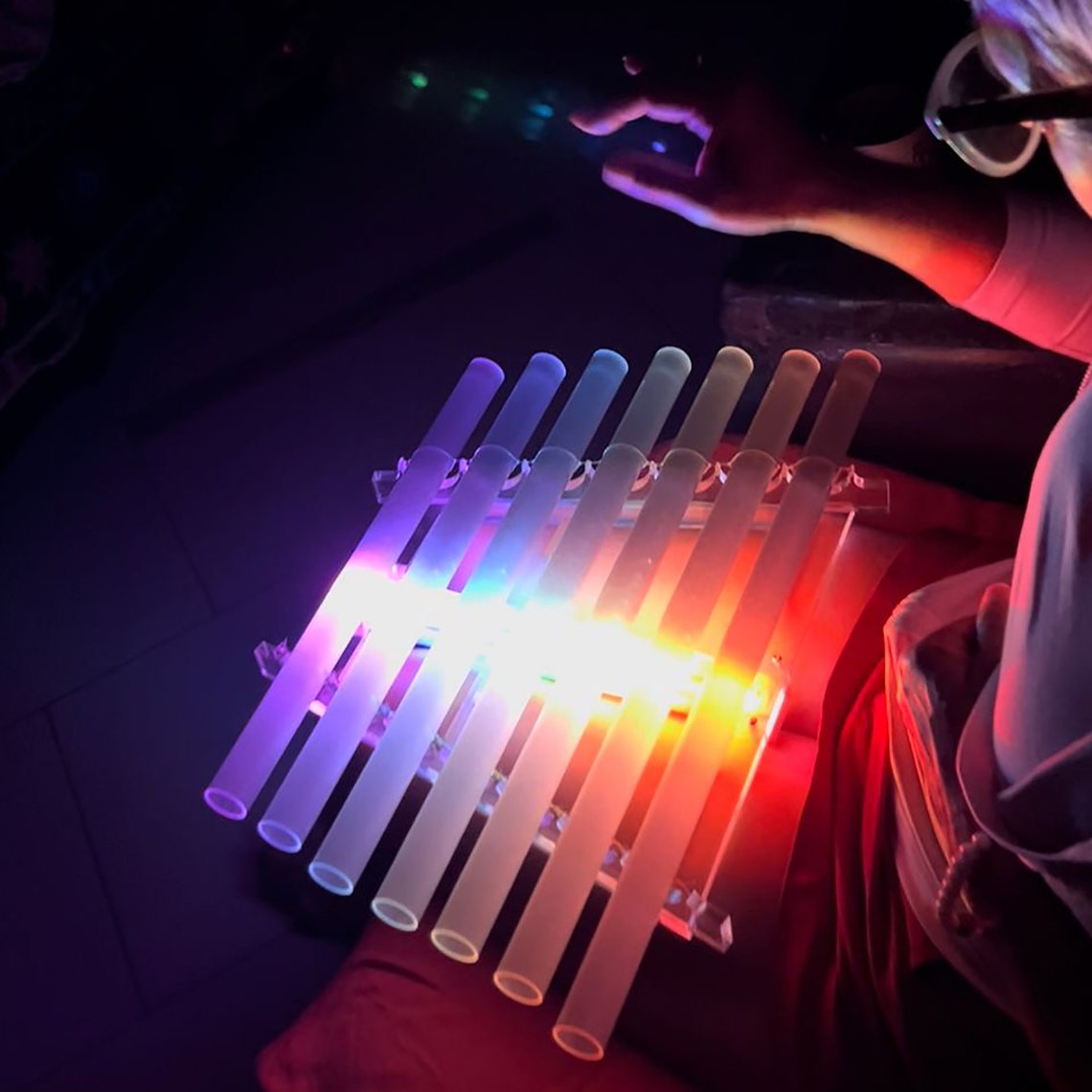 Crystal Harp Tubes Quartz Xylophone Quartz Singing Harp Etsy