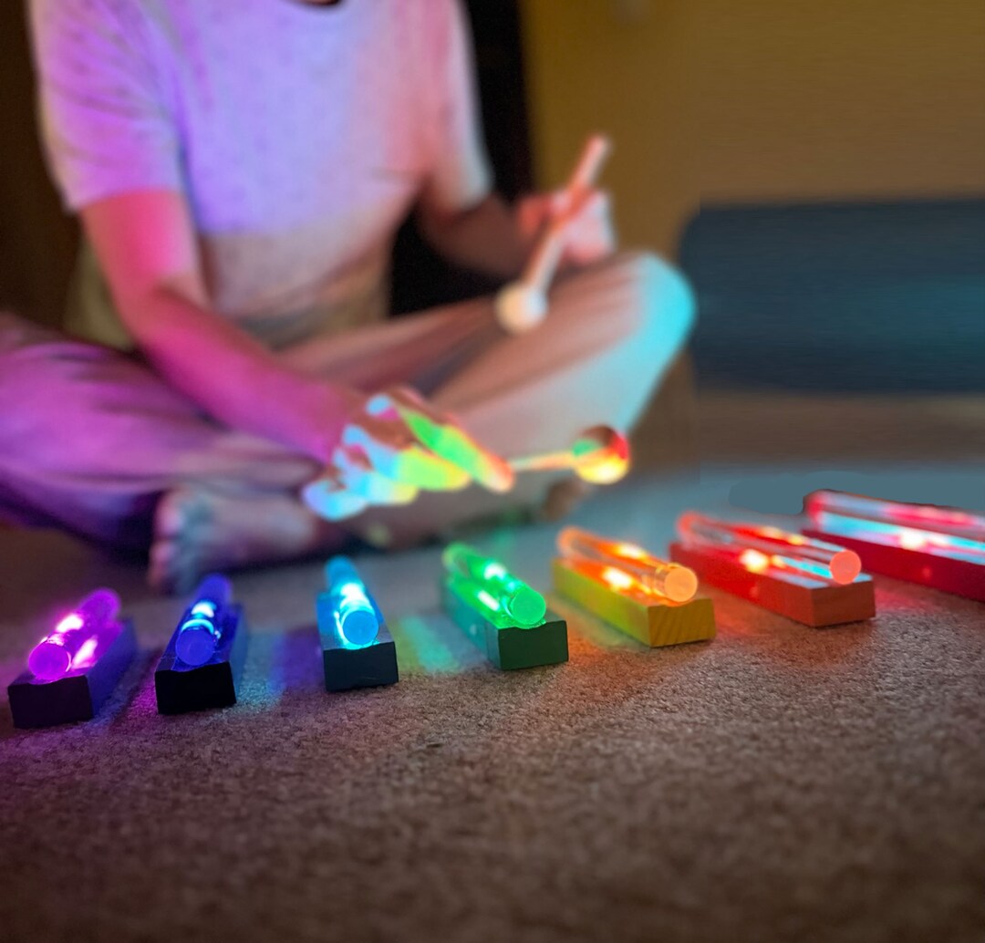 Seven CHAKRA Rods Aligner Harmonic Chakras Balance Kit De 7 Chakras