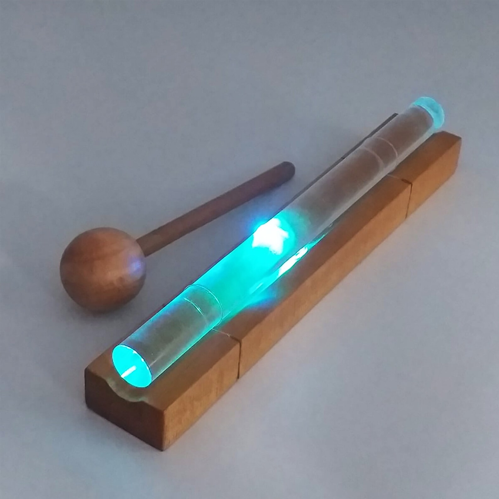 Vibra Cristal Rod CHAKRA Aligner Harmonic Energy Chimes Bar Chakras