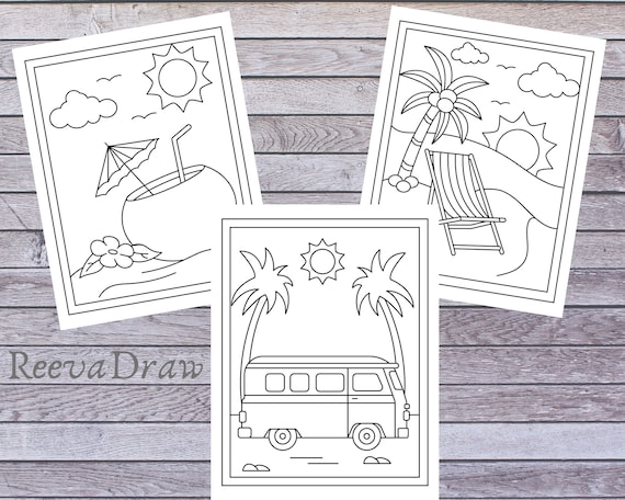 Summer Coloring Pages for KidsGirlsBoys and Teens Lovely 48