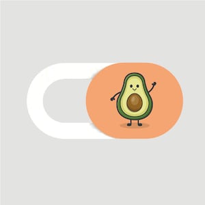 Cute Avocado Webcam Privacy Cover - 2 Pack