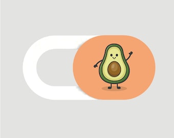 Cute Avocado Webcam Privacy Cover - 2 Pack