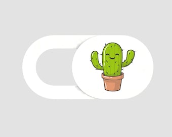 Cute Cactus Webcam Privacy Cover - 2 Pack