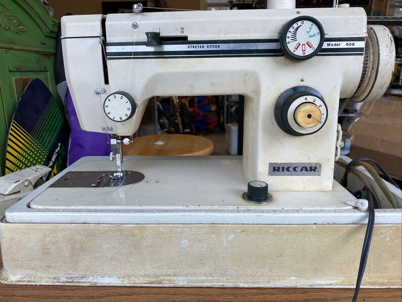 Riccar Model 608 Super Stretch Electronic Sewing Machine W/ Etsy