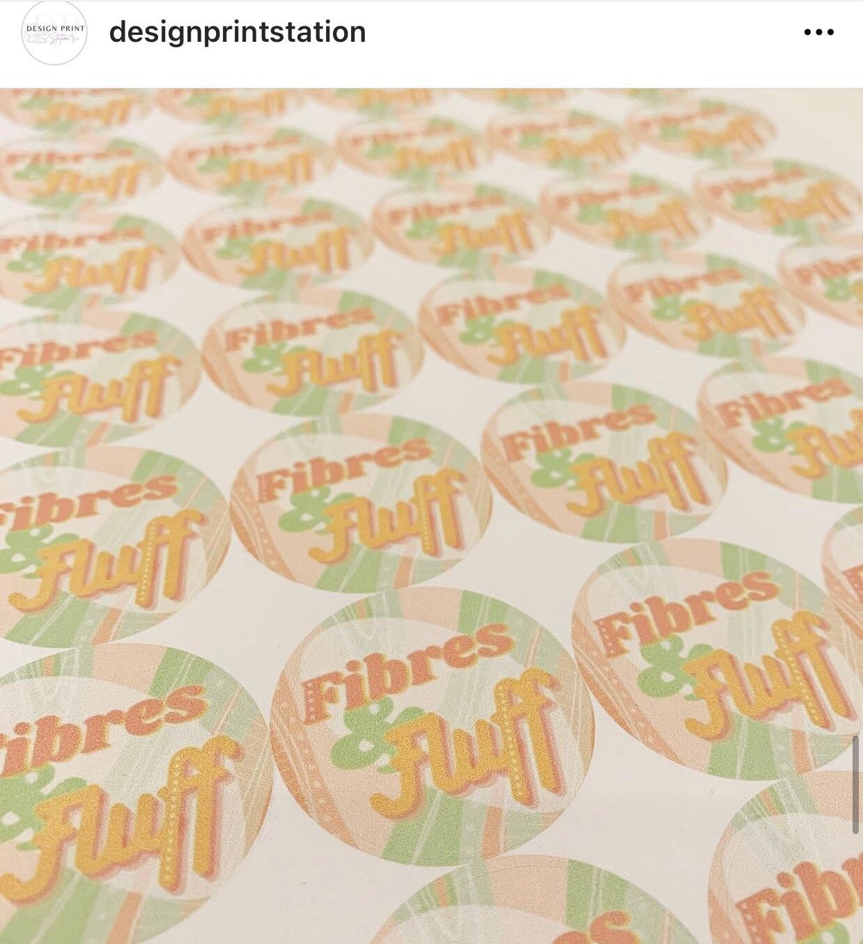 Custom Logo stickers 4cm Round Etsy