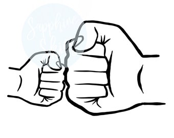 Download Fist Bump Svg Etsy