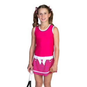Adri roze tennisjurk voor meisjes. Uniek, schattig, ongewoon