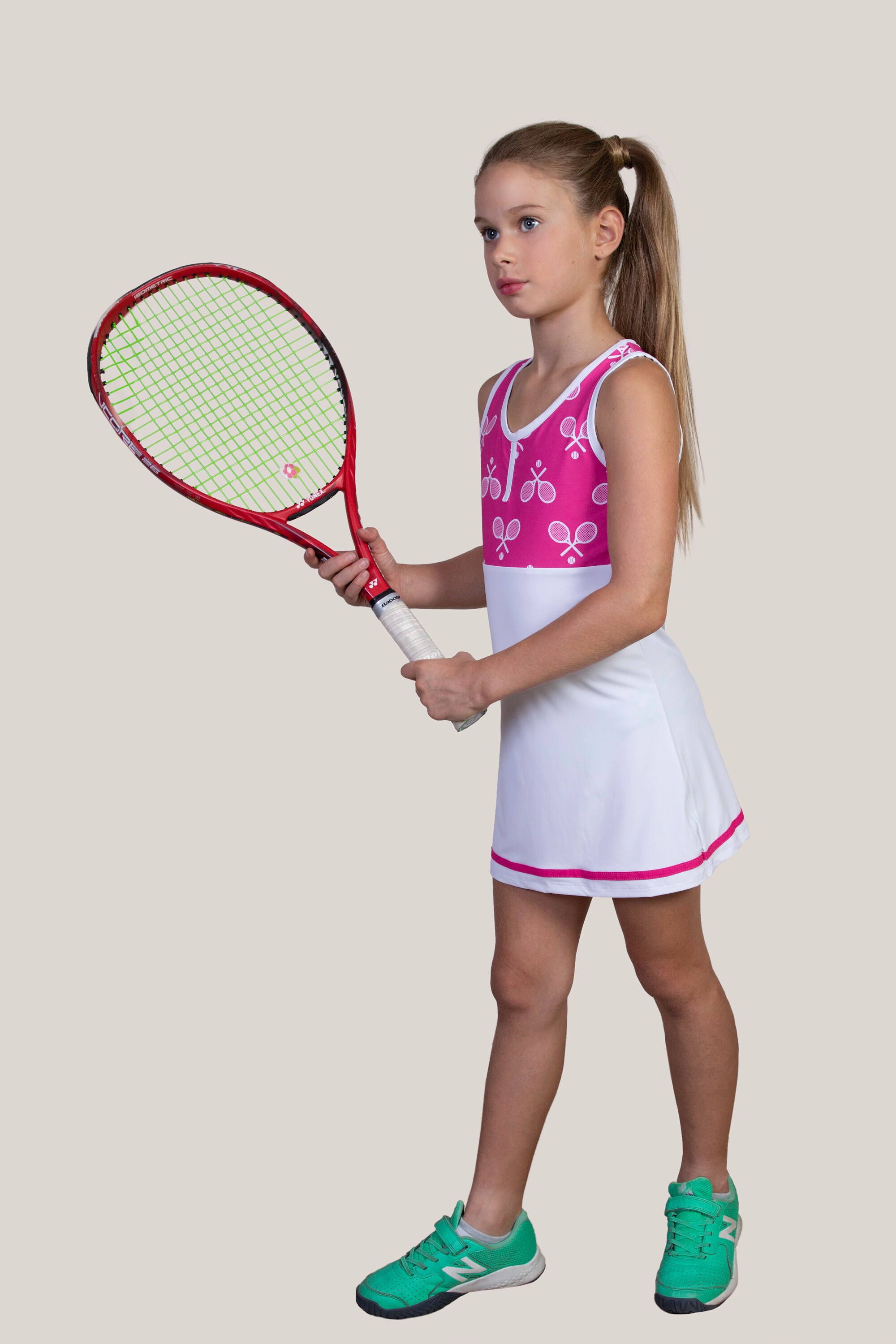 SPORTKIND Niñas Y Mujeres Tenis/Fitness/Remera Suelta