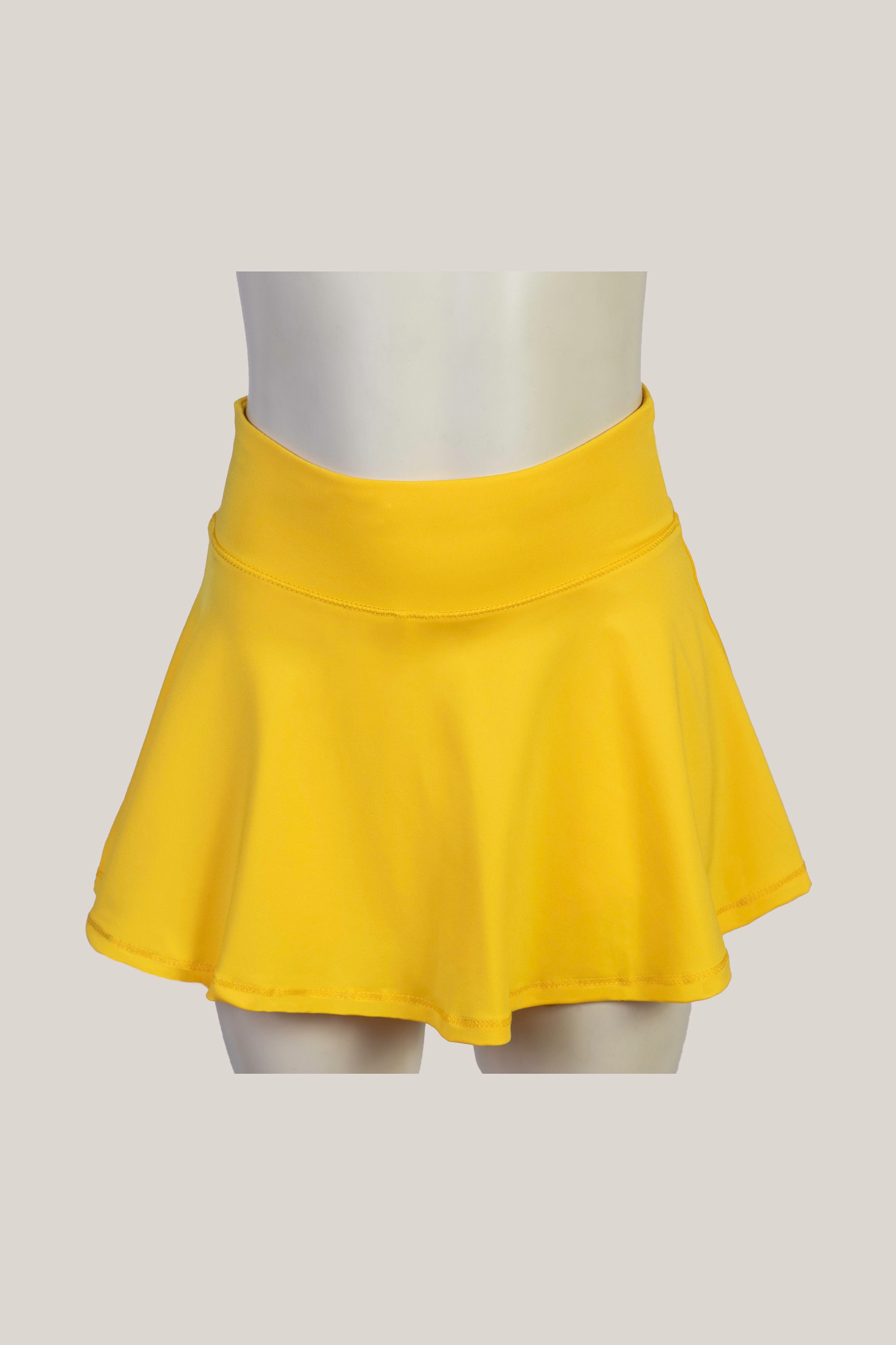 Black and yellow tennis skirt online