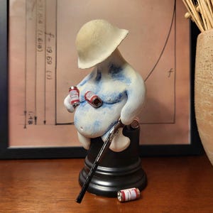 Joe The Guardian, mushroom sculpture, psychedelic mushroom decor, mushroom gift, one of a kind, handmade