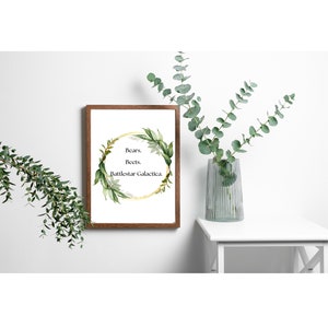 Digital Print/The Office/Dwight Schrute/Bears Beets Battlestar Galactica/Funny/Quote/8x10 Print/Wall Art/Instant Download/Art print