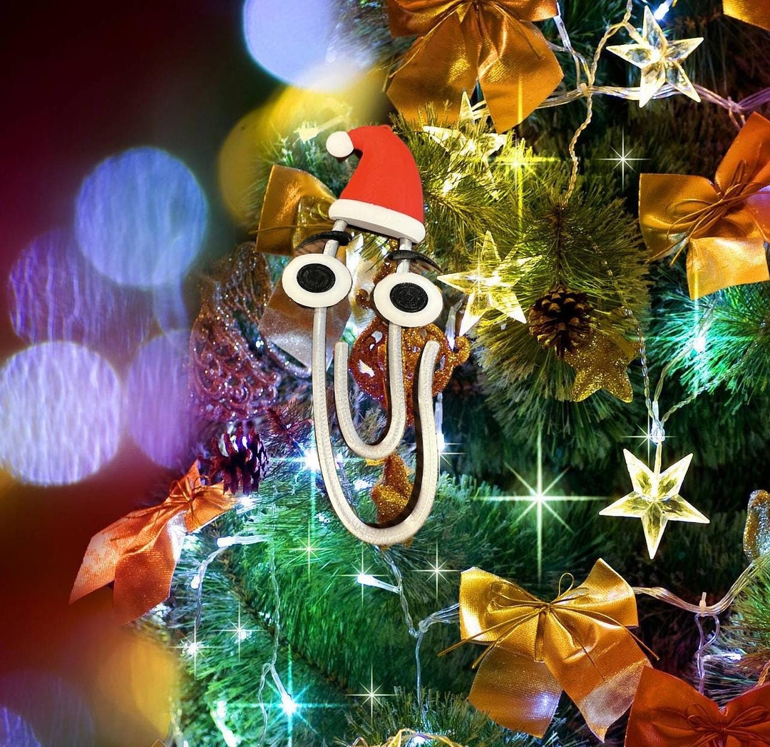 Santa Clippy! Ornament - Etsy