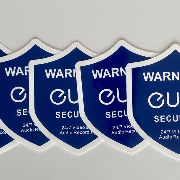 Eufy security system stickers  3M high quality indoor/outdoor (5stickers)